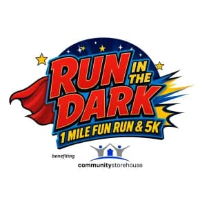 Community Storehouse Run in the Dark 1 Mile Fun Run, 5k & Fall Market 2026 logo