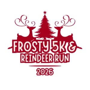 Frosty 5K and Reindeer Run 2026 logo