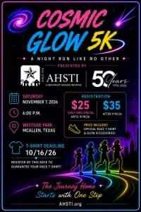 Cosmic Glow 5K Run/ Walk 2026 logo