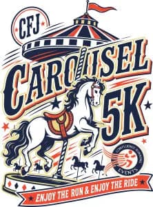 CFJ Carousel 5K and Kids Fun Run 2026 logo