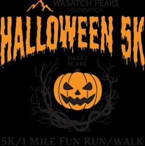 Wasatch Peaks Foundation Halloween 5K & 1 Mile Fun Run/Walk 2026 logo