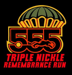 Triple Nickle Remembrance Run 2026 logo
