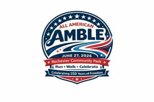 All American Amble 5K - Cancelled for 2026 logo