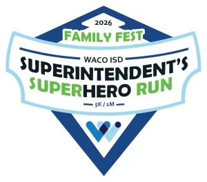 Waco ISD - Superintendent's SuperHero Run - 5K and 1 Mile 2026 logo