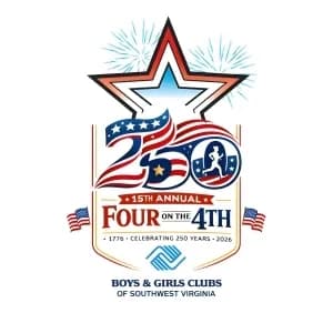 Four on the 4th Presented by Vinton Moose Lodge #1121 2026 logo