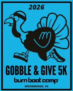 Burn Boot Camp Gobble & Give 5K 2026 logo