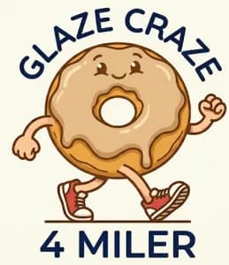 Glaze Craze 4 Miler 2026 logo