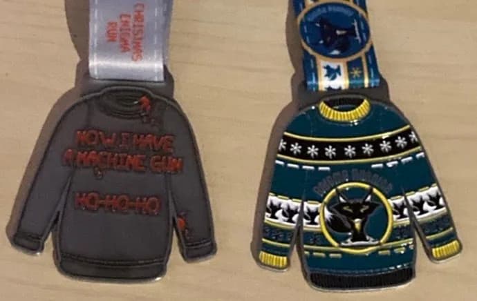 Die Hard Christmas Jumpers Marathon & Half Marathon 2026 logo