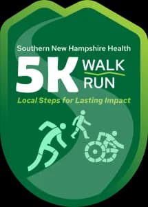 Southern New Hampshire Health 5k Run/Walk 2026 logo