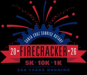 2026 Santa Cruz Sunrise Rotary Firecracker Run logo