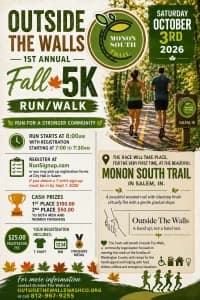Outside the Walls Fall 5k Run/Walk 2026 logo