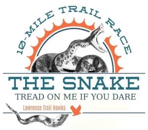 The Snake 10-Mile Trail Race 2026 logo