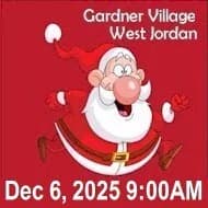 Utah Santa Run - Gardner Village 2026 logo