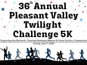 36th Annual Pleasant Valley Twilight Challenge 5K 2026 logo