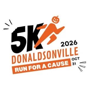 Donaldsonville Run For A Cause 5K & 1 Mile Fun Run 2026 logo
