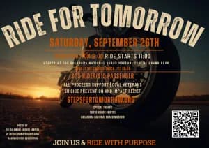 Ride for tomorrow 2026 logo