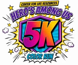 12th Annual “Hero’s Among us” 5K Color Run 2026 logo
