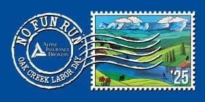 Oak Creek No Fun Run 2026 logo