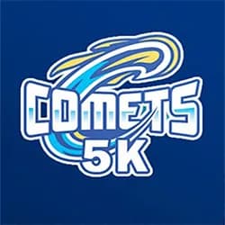 The Cottey Comets 5k 2026 logo
