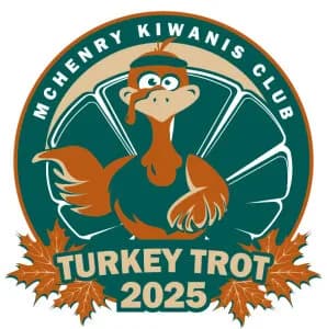 McHenry Kiwanis Club's Turkey Trot 5K 2026 logo