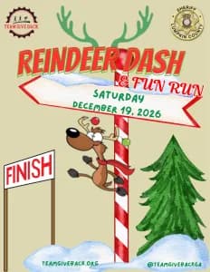 Reindeer Dash 5K and Fun Run 2026 logo