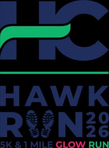 HC Hawk Run 5K--GLOW RUN 2026 logo