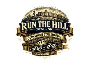 Run The Hill 5K 2026 logo