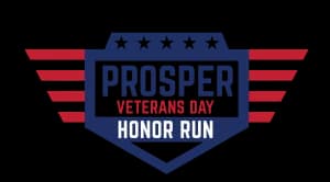 Prosper Veterans Day Honor Run 2026 logo