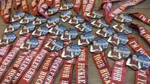 I'm Your Huckleberry 5K (Sponsored by AREC) 2026 logo