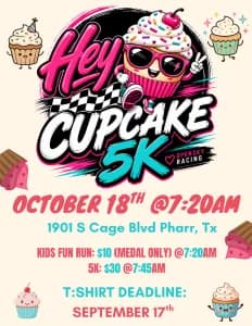 Hey Cupcake 5k 2026 logo