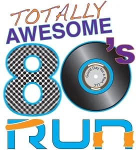 Totally Awesome 80's Run 2026 logo
