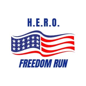H.E.R.O. Freedom Run 2026 logo