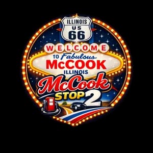 Solidarity Sidekick down Route 66 - Stop 2- McCook 6.6K 2026 logo