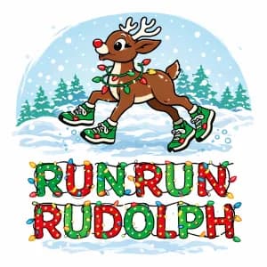 Run Run Rudolph 5K 2026 logo