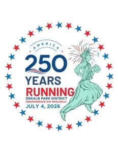 DeKalb Park District Independence Day 5k/10k 2026 logo