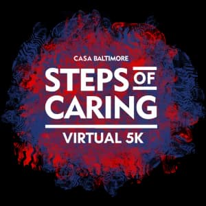 CASA Baltimore Steps of Caring Virtual 5K 2026 logo