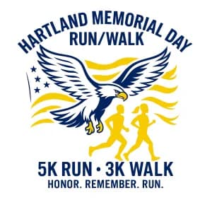 Hartland Memorial Day Run 2026 logo