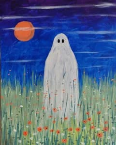 Adult Spooky Paint & Sip 2026 logo