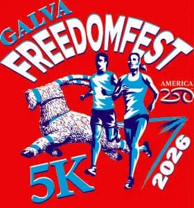 Galva Freedom Fest 5k 2026 logo
