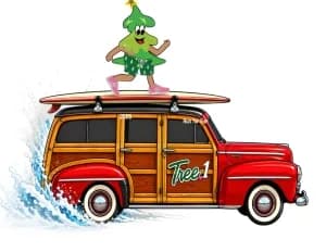 4th Annual Christmas in July Tree.1 Walk and Run for Fun 2026 logo