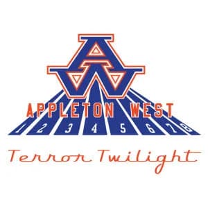 2026 Terror Twilight Track Meet presented by Appleton West High School logo