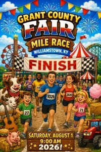 Grant County Fair Mile 2026 logo