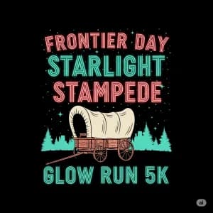 Starlight Stampede Glow Run 5k 2026 logo
