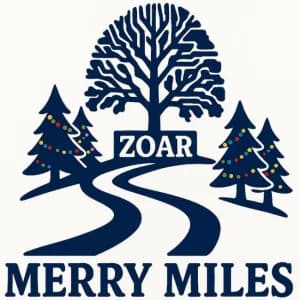 Zoar Merry Miles 2026 logo