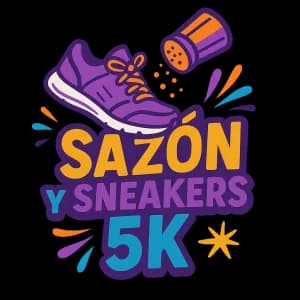 Sazón & Sneakers 5K 2026 logo