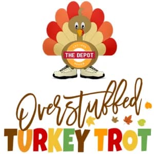 Darien Depot Overstuffed Turkey Trot 5k and 1 Mile Fun Run 2026 logo