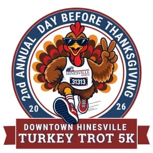 City of Hinesville Day Before Thanksgiving Turkey Trot 5K 2026 logo