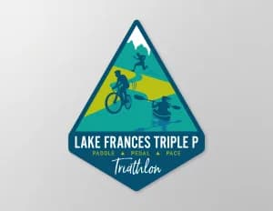 Lake Frances Triple P Triathlon 2026 logo