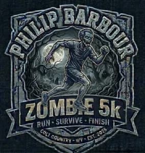 Philip Barbour Zombie Run 2026 logo
