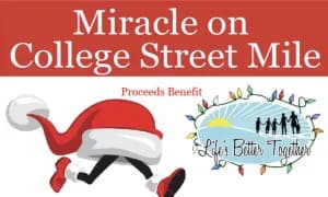 Miracle on College Street Mile Run/Walk 2026 logo
